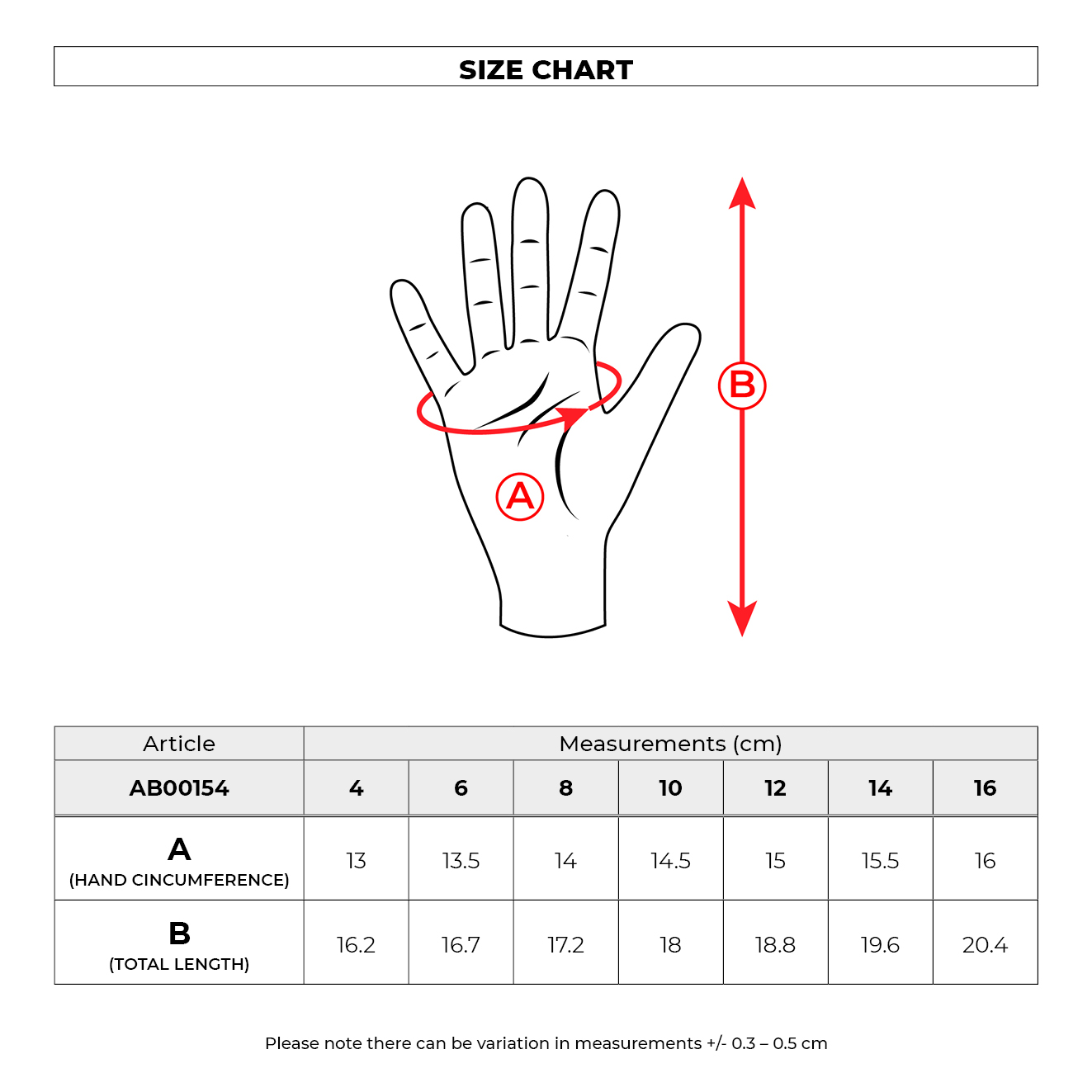 Size<br>guide