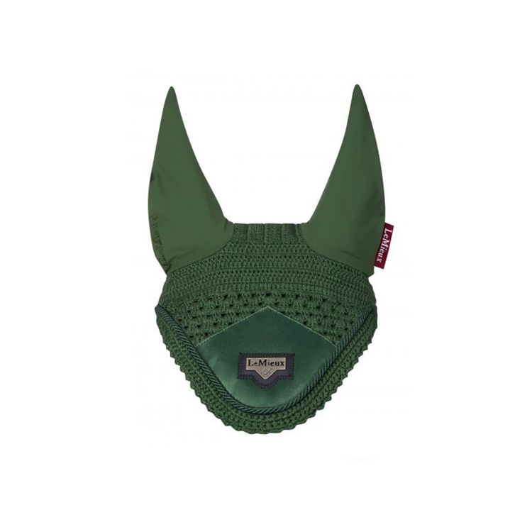 LEMIEUX LOIRE SATIN FLY HOOD HUNTER GREEN LARGE