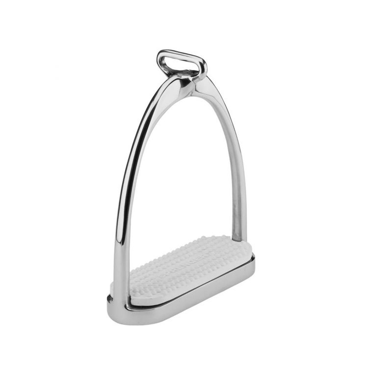 ISI-STIRRUPS - STAINLESS STEEL, SIZE 120 MM WITH WHITE RUBBER PAD ...
