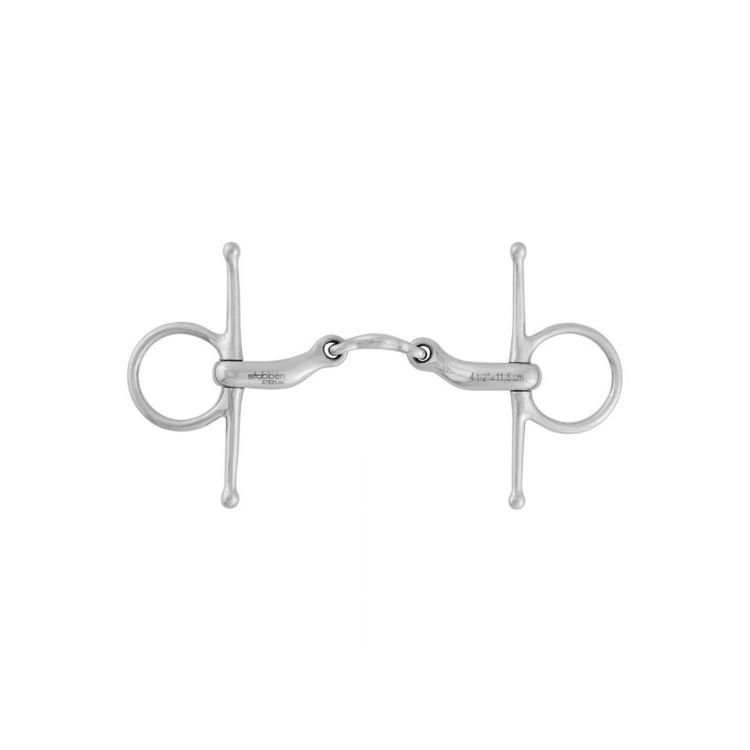 STUBBEN ANATOMIC PONY FULL CHEEK SNAFFLE, THICKNESS 12MM, CHEEKS 12MM (1 PC)