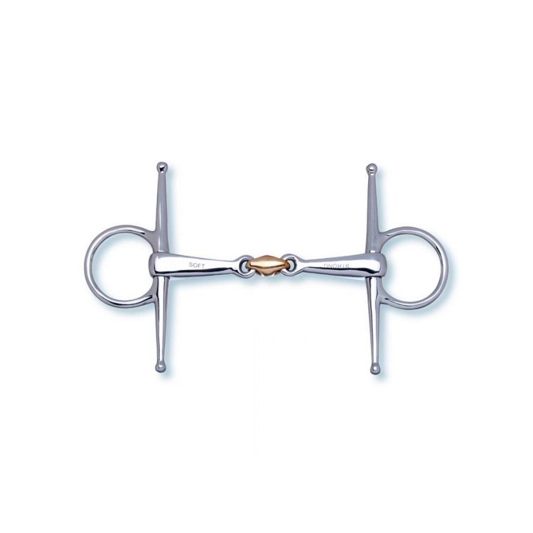 STUBBEN 2IN1 FULL CHEEK SNAFFLE, THICKNESS 16MM, CHEEKS 14MM (1 PC)