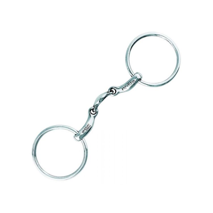 STUBBEN ANATOMIC LOOSE RING SNAFFLE, (1 PC)