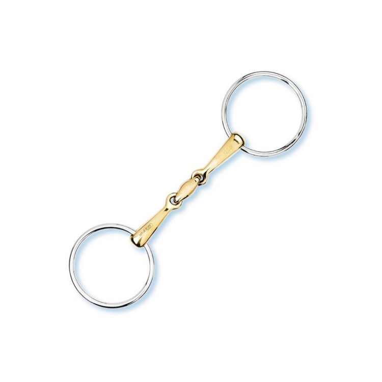 STUBBEN LOOSE RING SNAFFLE, THICKNESS 16MM, RING 70MM DOUBLE JOINT (1 PC)