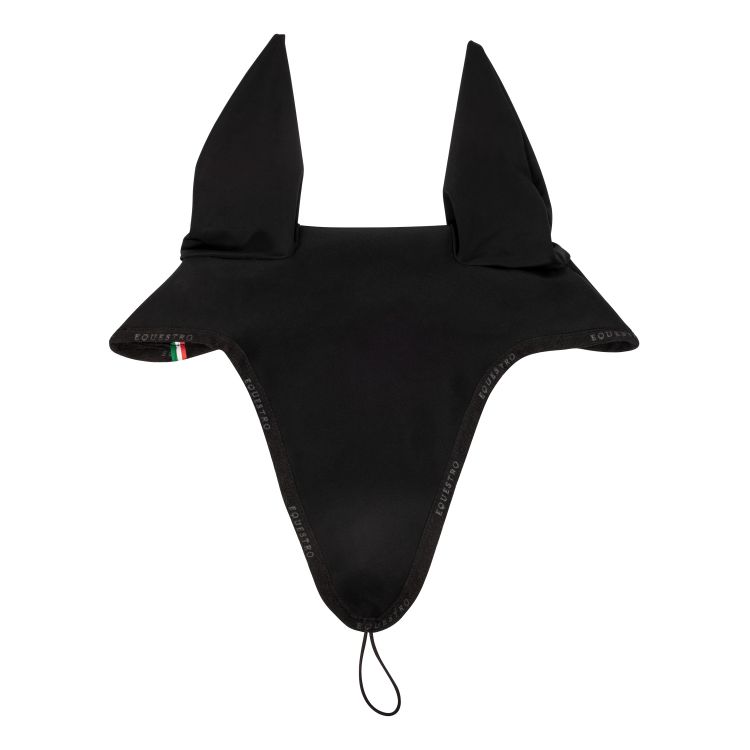 Fly veil in technical fabric with noseband attachment