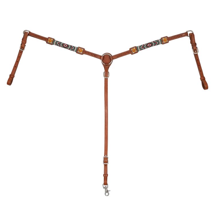 Breastcollar with navajo beaded decorations