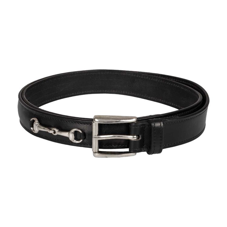 SNAFFLE BITS LEATHER BELT