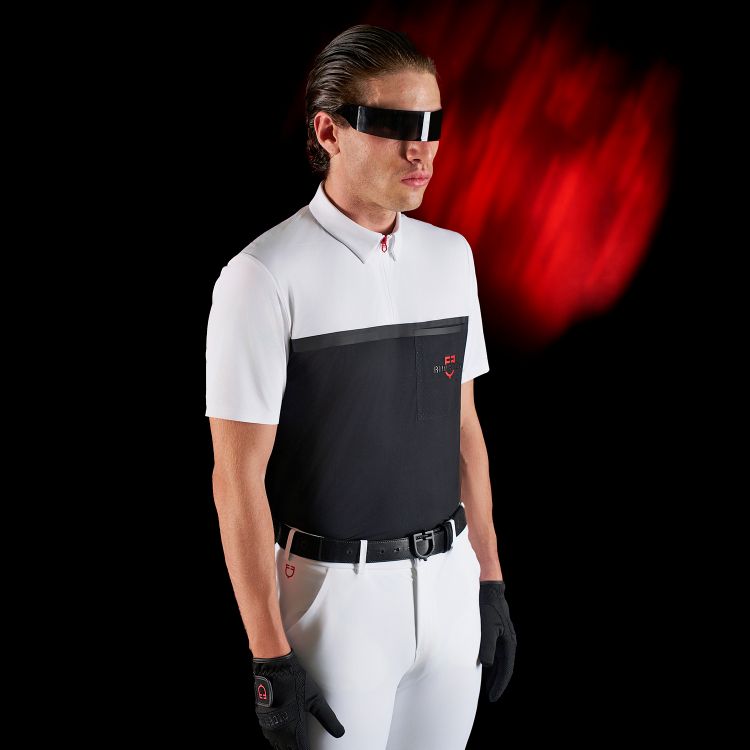 Ridertech men's competition short sleeve polo shirt