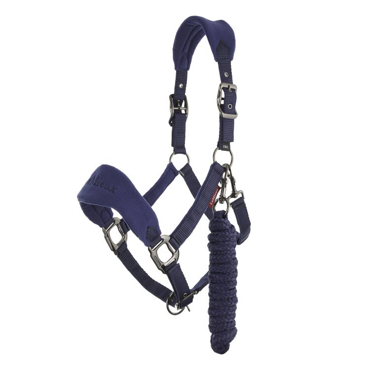 VOGUE HEADCOLLAR & LEADROPE INK BLUE