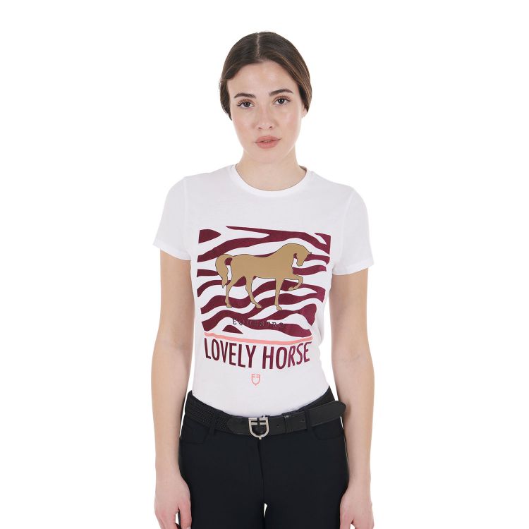 Women's Lovely Horse cotton T-shirt