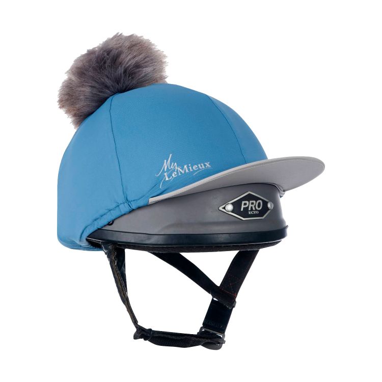 POM HAT SILK ICE BLU