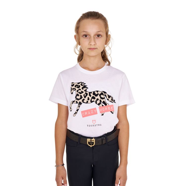 Girls' Crazy Horse cotton T-shirt