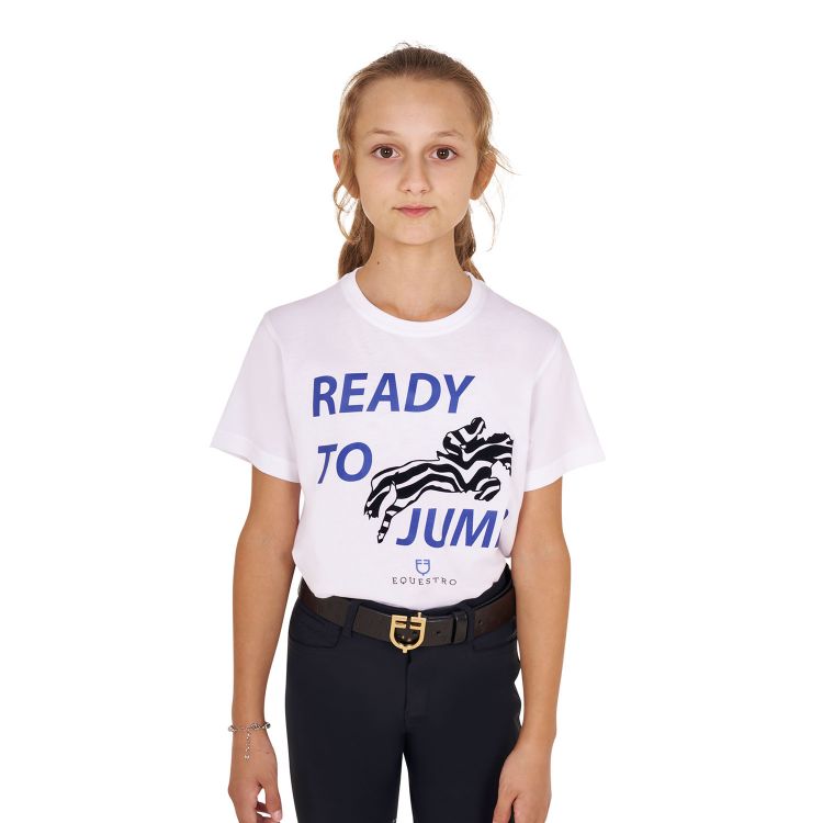 Girls' Ready To Jump cotton T-shirt