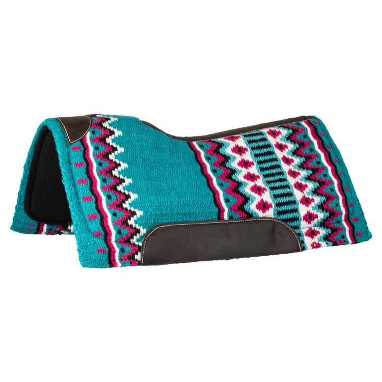 Wool top felt bottom saddle pad