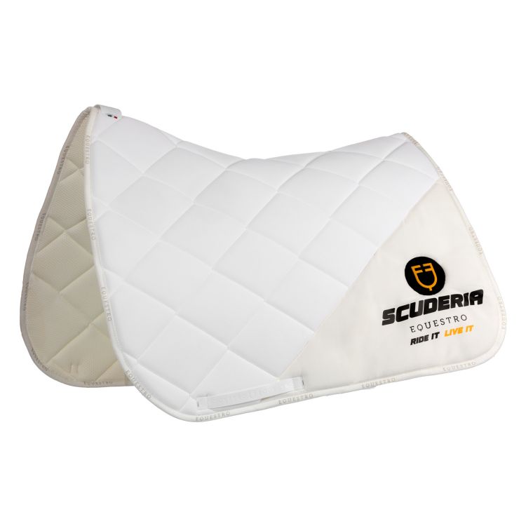 Multi-logo dressage saddle pad