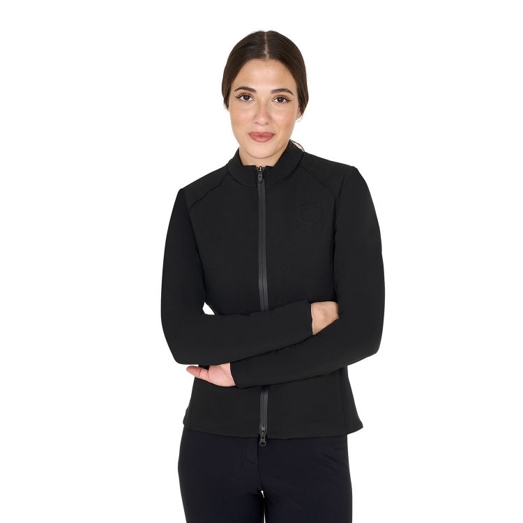 Women's softshell jacket in padded technical fabric
