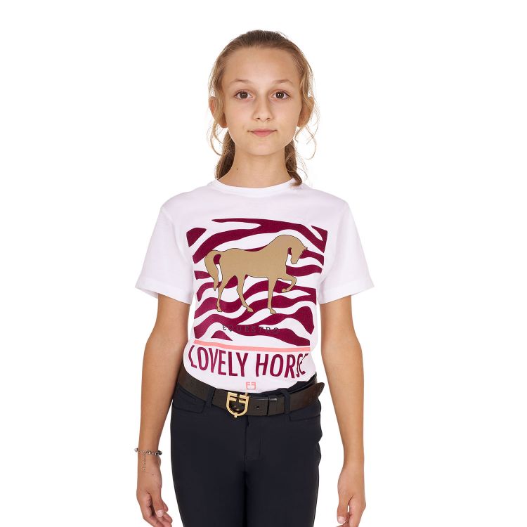 Girls' Lovely Horse cotton T-shirt