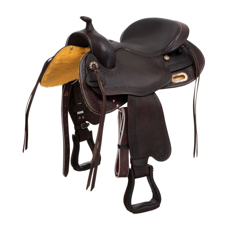 ROUND REINER FREEMAX SADDLE BUFFALO LEATHER