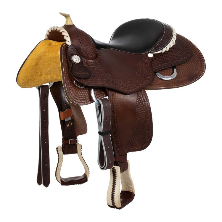 RAWHIDE FINISH POOL'S SADDLE 9002