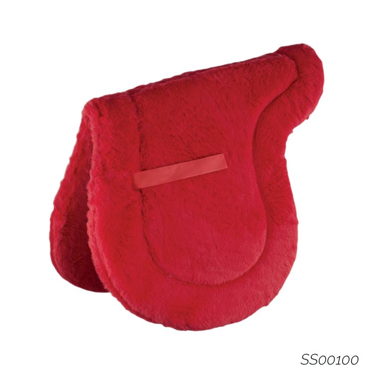 SYNTHETIC FLEECE SHAPED SADDLE PAD