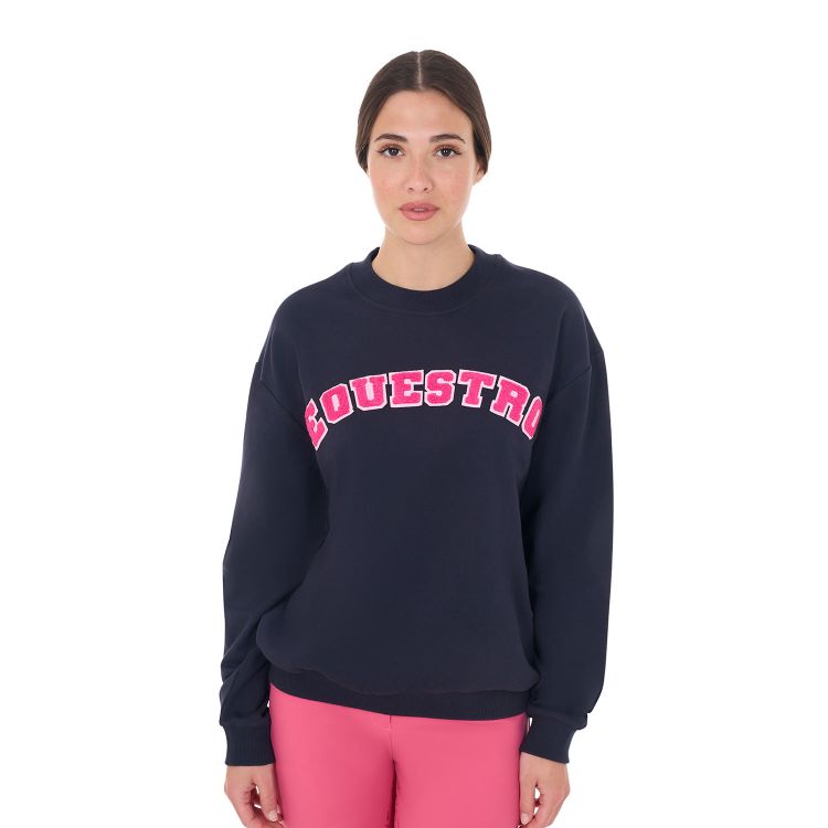 WOMEN'S SPONGE STITCH LETTER SWEATSHIRT